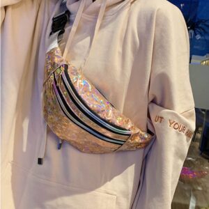 Holographic Fanny Pack Bag