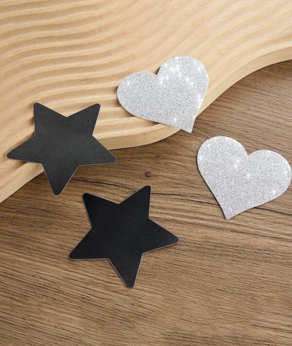 Star Heart Nipple Stickers