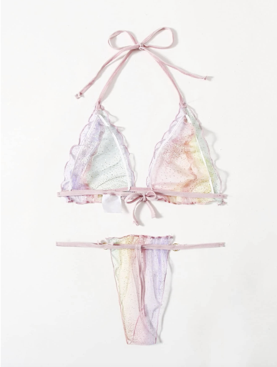 Ombre Glitter Sheer Lingerie Set – The Raggle Taggle Gypsy