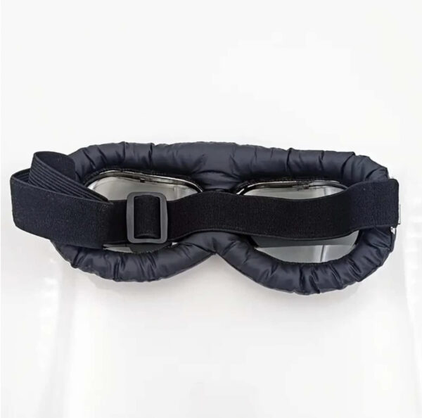 Silver Aviator Style Goggles