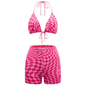 2pc Psychodelic Pink Festival Outfit