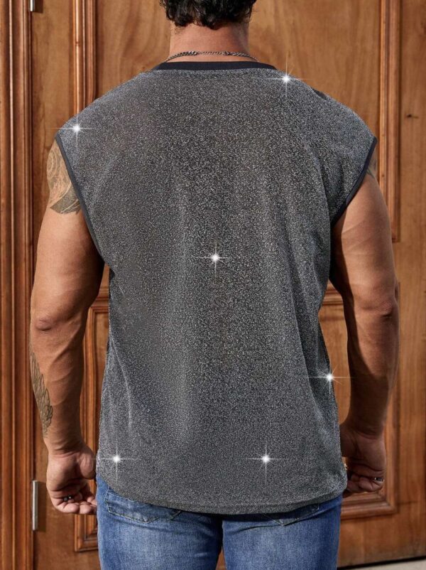 Silver Thread Muscle Top
