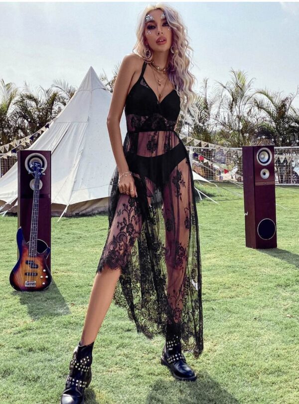 Sheer Boho Festival Dress