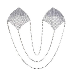 Rhinestone Dangle Breast Petal Cover