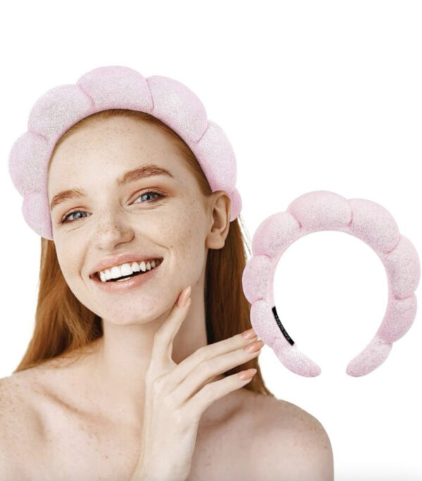 Puffy Croissant Makeup Head Band