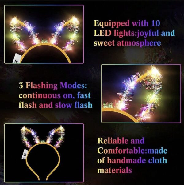 LED Light Up Bunny Ears