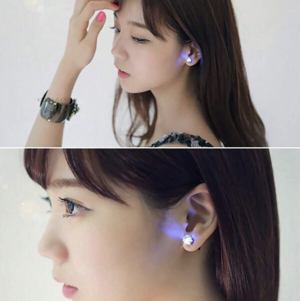 LED Light Up Stud Earrings