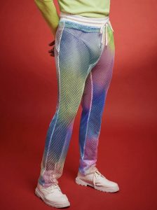 Colourful Mesh Pants