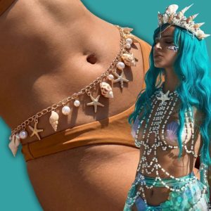 Mermaid Shell Body Chain Belt