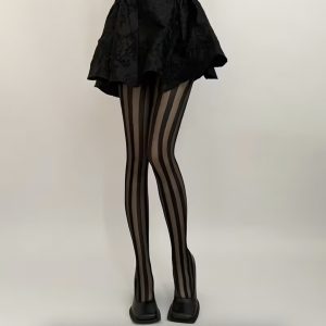 Stripy Grunge Stockings