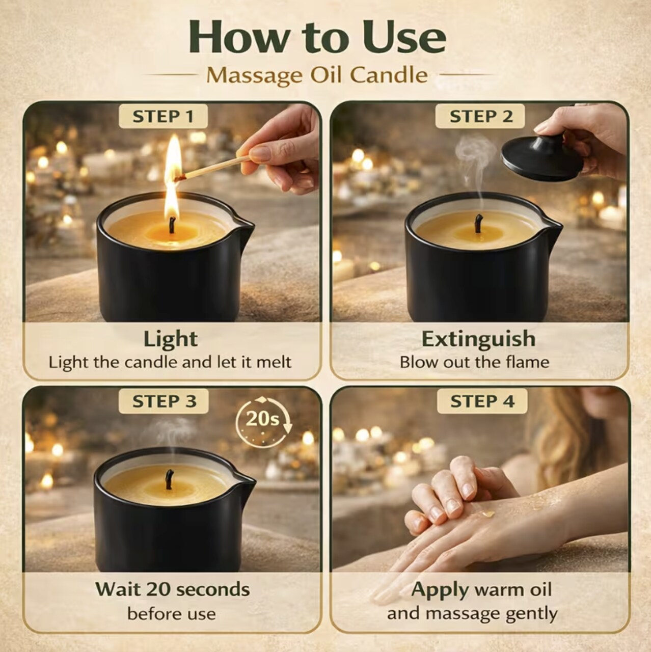 Scented Massage Candle Scented Massage Candle