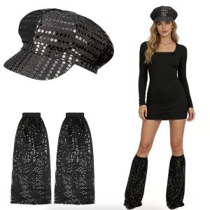Disco Cap & Leg Warmer Set