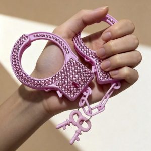 Pink Diamanté Handcuffs