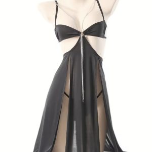 Diamanté Tassel Lingerie Dress