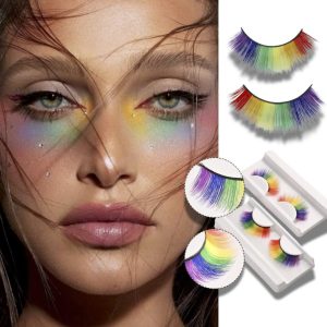 False Lashes - Rainbow