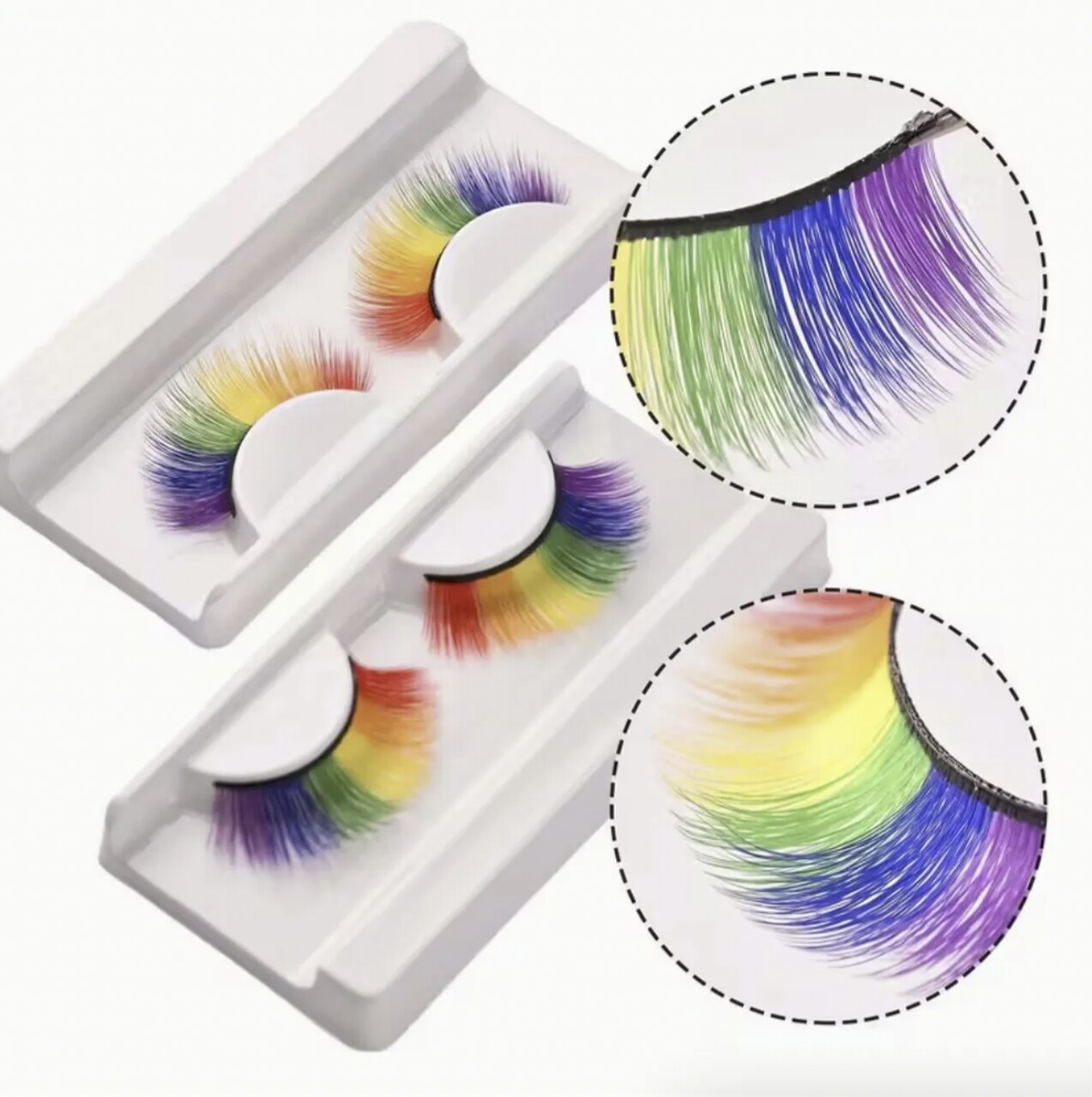 False Lashes - Rainbow